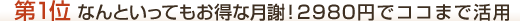 選んだ理由１位